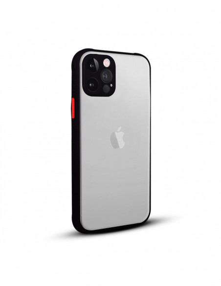 Funda Reforzada Border Cam Color Motorola XT2159 Moto E40 Negro