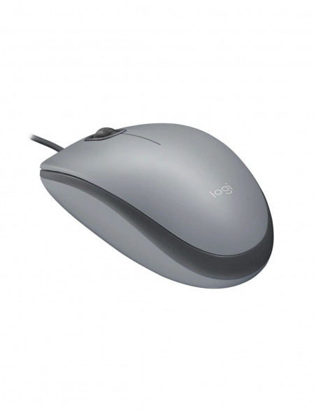 Mouse Logitech M110 con Cable USB Silent Silver
