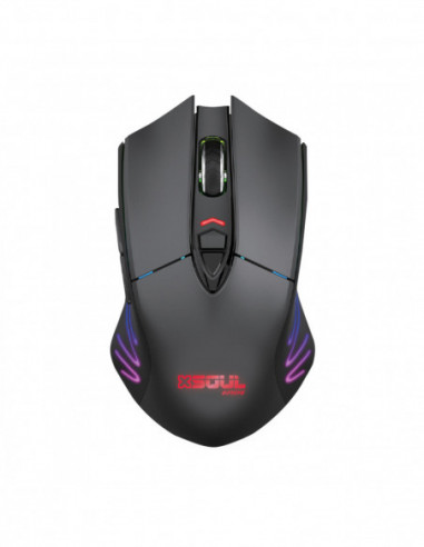 Gaming Mouse XM1000 Dual Cable + Inalambrico  - Led RGB 16000dpi