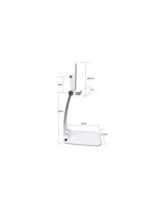 Soporte Celular Tablet Mesa Metal SmartTablet-ES01-Q009 Blanco
