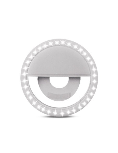 Led Selfie Flash Light Anillo Ring SL_Aro Blanco