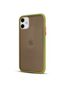Funda Reforzada Border Color Mate Samsung A015 A01 Oliva