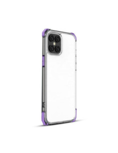 Funda Reforzada CrystalBorde Apple iPhone 13 Pro (6.1") Violeta