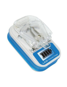 Cargador Universal de Baterias Homologado 220v D - con LCD + USB