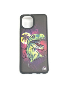 Funda Reforzada Varnish Motorola XT2227 Moto E32 Dinosaurio