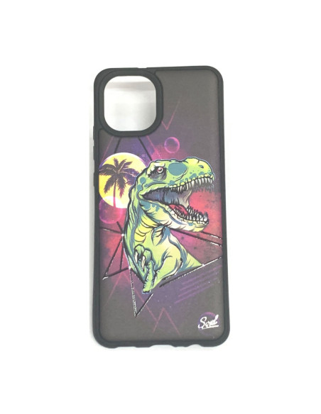 Funda Reforzada Varnish Motorola XT2227 Moto E32 Dinosaurio