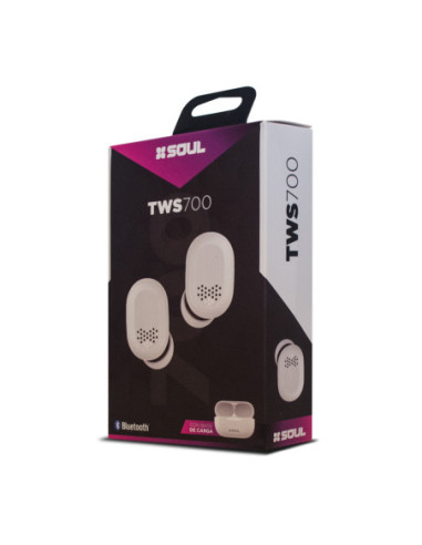 Auricular Stereo Bluetooth iMusic TWS 700 Blanco + Caja Cargadora