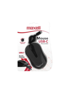 Mouse Maxell USB-C Optico MOWR-C Retractil Negro (348105)