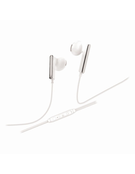 Auricular Manos Libres Stereo C/Corte SL 3.5mm S489 BlancoPlata