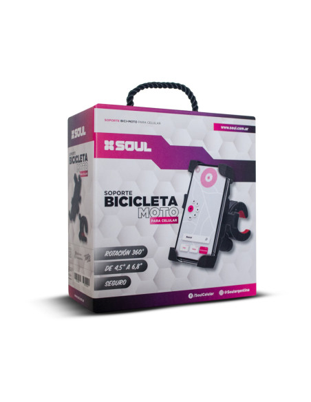 Holder Soporte para Moto Bicicleta ZB09 Negro