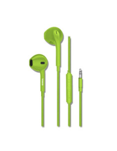 Auricular Manos Libres Stereo C/Corte SL 3.5mm S389 Verde