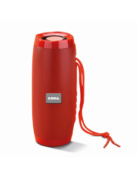Parlante Portatil Bluetooth SOUL XS150 Light Riff Rojo