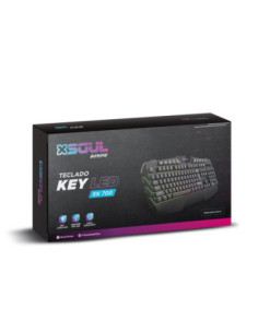 Gaming Teclado XK700 USB Multifuncion Led Multicolor