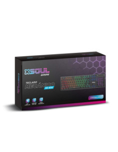 Gaming Teclado XK800 USB Mecanico Led Multicolor