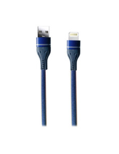Cable USB Denim Premium Lighting Azul
