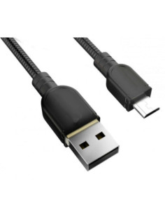 Cable USB IronFlex MicroUSB Premium Negro