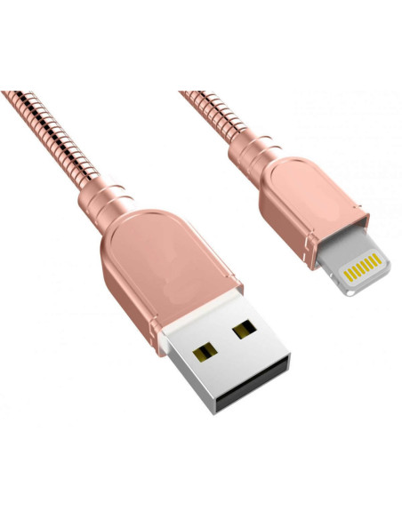 Cable USB IronFlex Lighting Premium Dorado