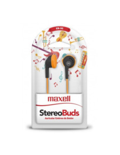 Auricular Stereo Maxell EB-95 Naranja-Negro