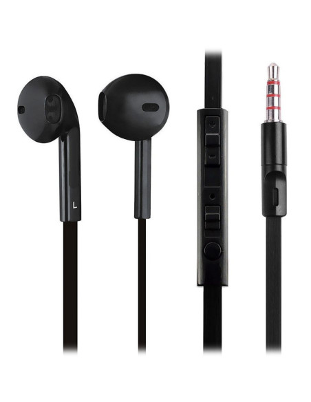 Auricular Manos Libres Stereo C/Corte SL 3.5mm S389 Negro