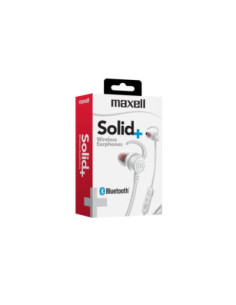 Auricular Stereo Maxell BT100 Solid+ Bluetooth Sport Blanco (347965)