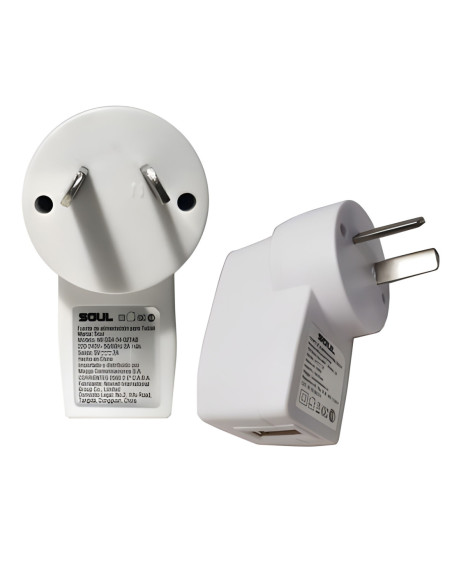 Cargador Fuenta Salida USB 5V 2A Carga Rapida Tablets