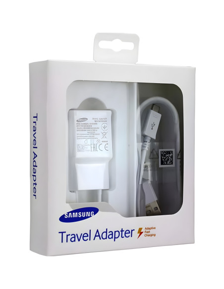 Cargador de Pared 220v Especial Samsung FastCharging 15W MicroUSB (USB+Cable)