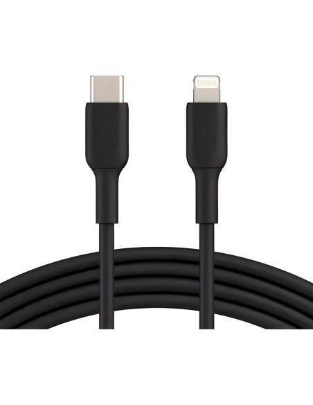 Cable Potenciado 18W - USB-C a Lighting de 1.2m Negro