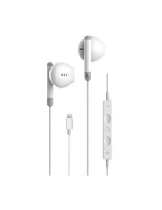 Auricular Manos Libres Stereo C/Corte SL Lighting iPhone S589 Blanco