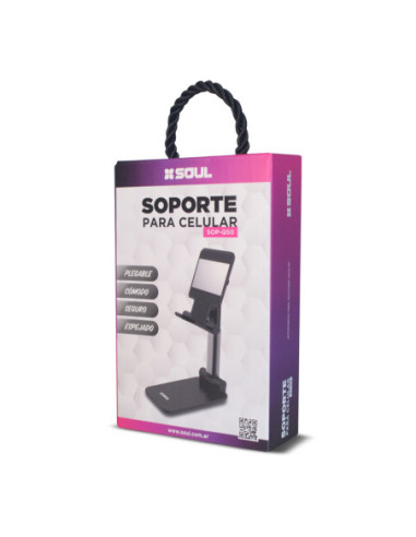 Soporte Escritorio Plegable Q50 con Espejo