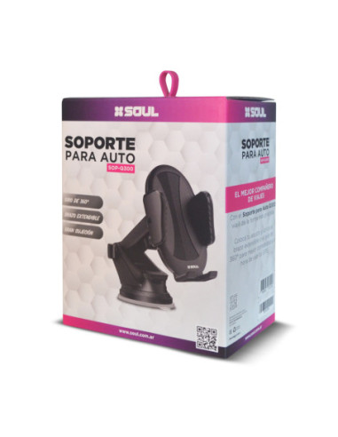 Soporte Universal Auto Q300 Sopapa Brazo Extendible
