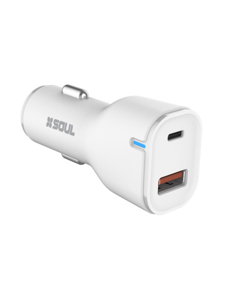 Cargador 12v USB+PD 3.0 20W Type-C Verde