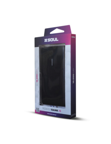 Cargador Portatil PowerBank SL_i5 10.000mAh Negro