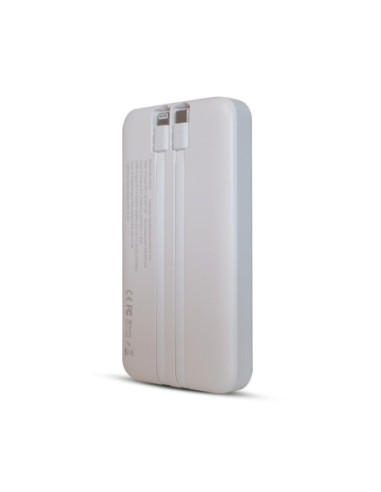 Cargador Portatil PowerBank SL_QL  6.000mAh Visor Blanco
