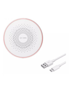 Base Cargador de Escritorio Inalambrico QI Function M9 15W Blanco