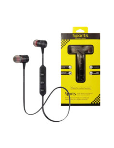Auricular Sport Bluetooth BT100-2 InEar Magnetico Negro