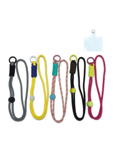 Colgante Strap Correa de Cuello Lazo Colores - Pack x 5 Unidades