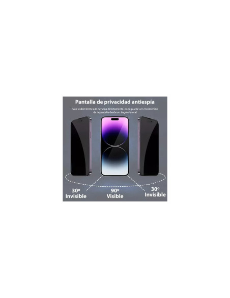 Film Vidrio Templado AntiEspia Privacy Apple iPhone 14 (6.1")