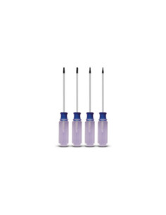 Set de 4 Destornilladores Tipo Torx Puntas T5-T6-T8-T10