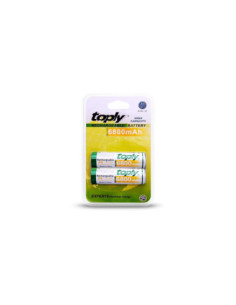 Pila Recargable AA 6800mah Toply - Blister 2 Unidades